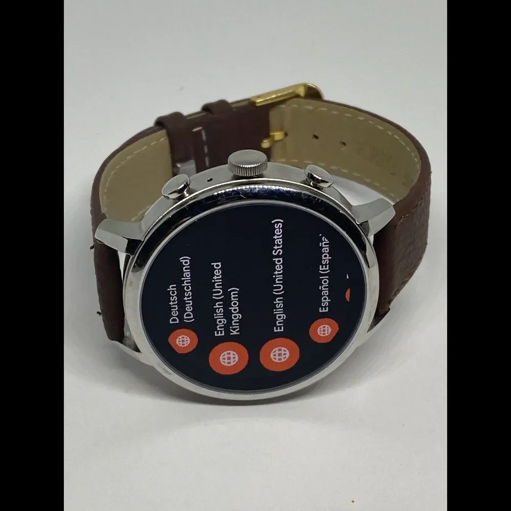 Fossil Gen 4 Authentic Digital Dial Smart Watch Custom Band FTW6014 AB519
